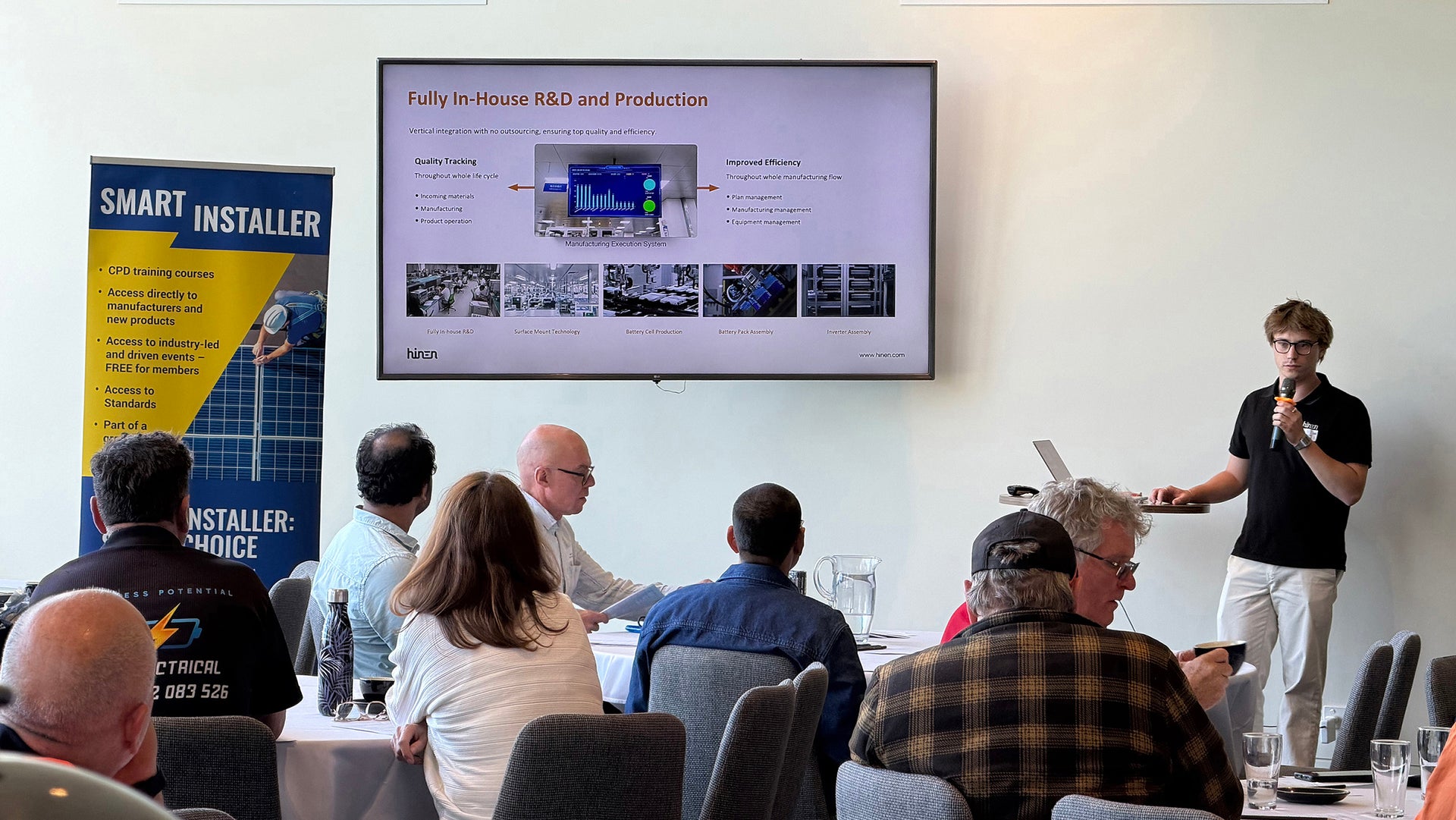 Hinen Joins Four SEC Smart Installer Roadshows across Australia this November